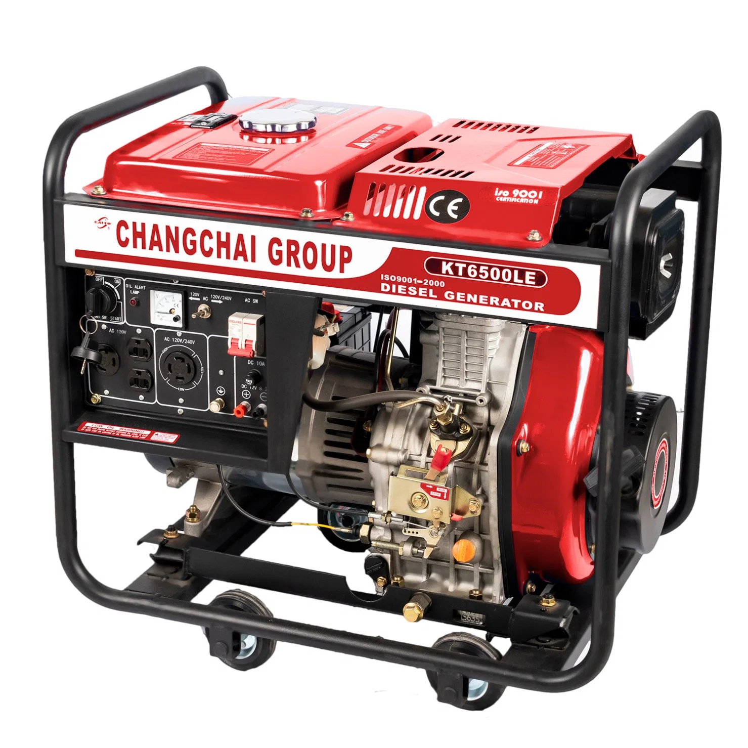 2500le 2kVA 2kw Portable Diesel Generator Open Frame with Wheels