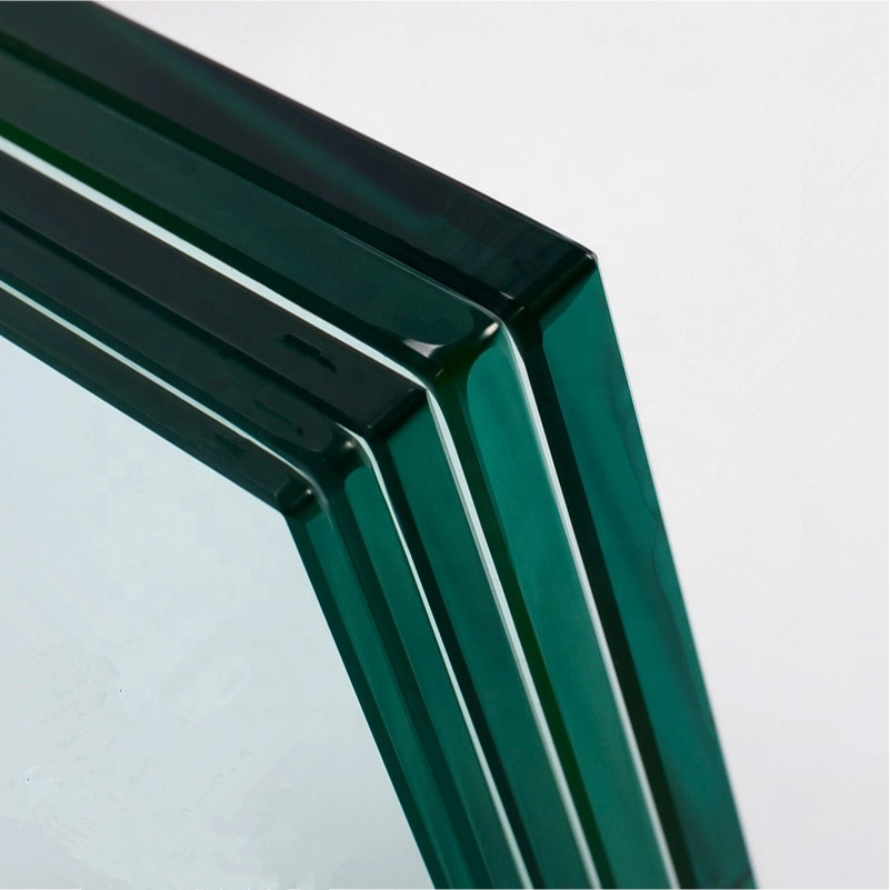 Tempered Laminated Glass with Straight Polished Edges for Exterior Building Glass