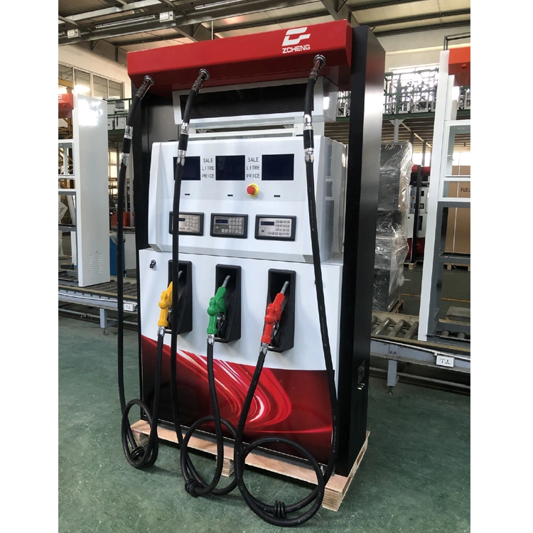 Zcheng 6 Fuel Nozzle Fuel Pump Petrol Pump Wayne Tokheim Tatsuno Gilbarco Fuel Dispenser for Gas Station