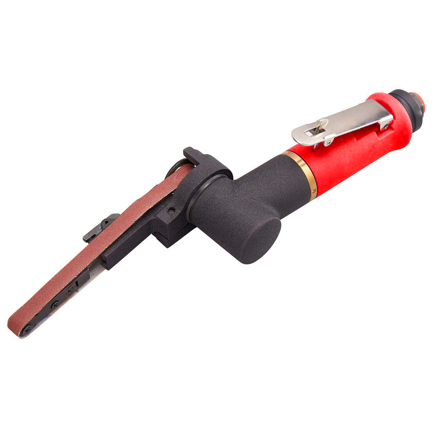 Mini Pneumatic Air Belt Sander with Belt 10mm Pneumatic Belt Sander Air Grinding Polishing Machine Variable Speed Detailing