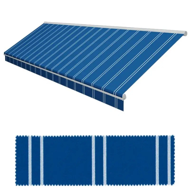 High quality/High cost performance Dyed Sunshade Stripe Oxford Solution Dyed Marine Grade Fabric for Outdoor Furniture Awning Tent