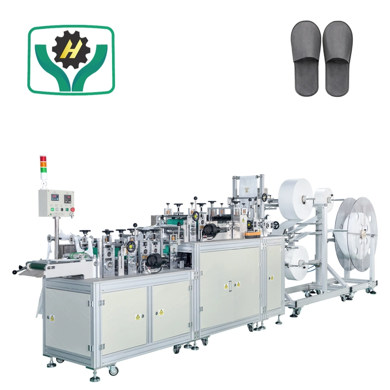 Can Print Logo Automatic Package SPA Slippers Machine Hotel Disposable Slippers Making Machine