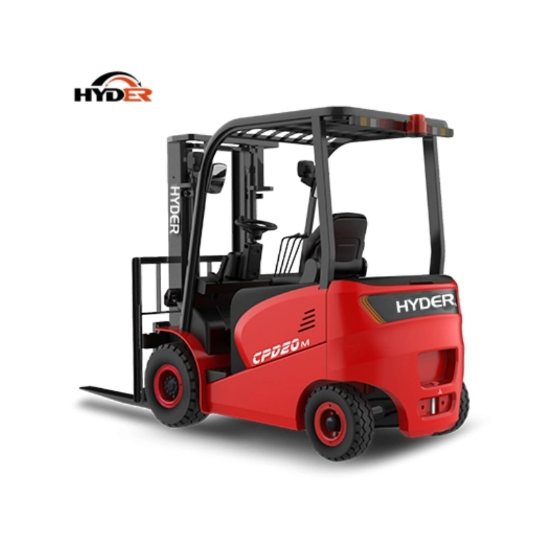 Fábrica de almacén pasillo estrecho Rough Terrain Forklift 2t 2000kg Hyde Carretilla elevadora eléctrica