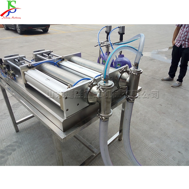 Double Head 15L Anticorrosive Liquid Filling Machine Beverage Industry Filling Machine