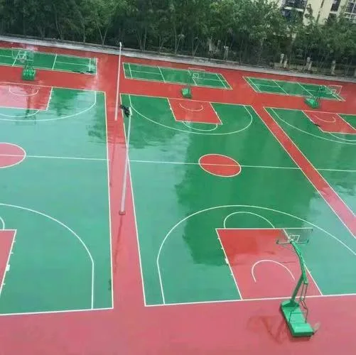 Stadium Silicon PU Acrylic Outdoor Ball Field Rubber Silicone PU Material Stadium Construction Outdoor Plastic Golf Course