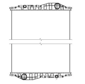 High quality/High cost performance  Competitive Price Truck Radiator for Benz Auwarter Bus, Neoplan Bus (96~ 00) OEM: 032109920, 69604A