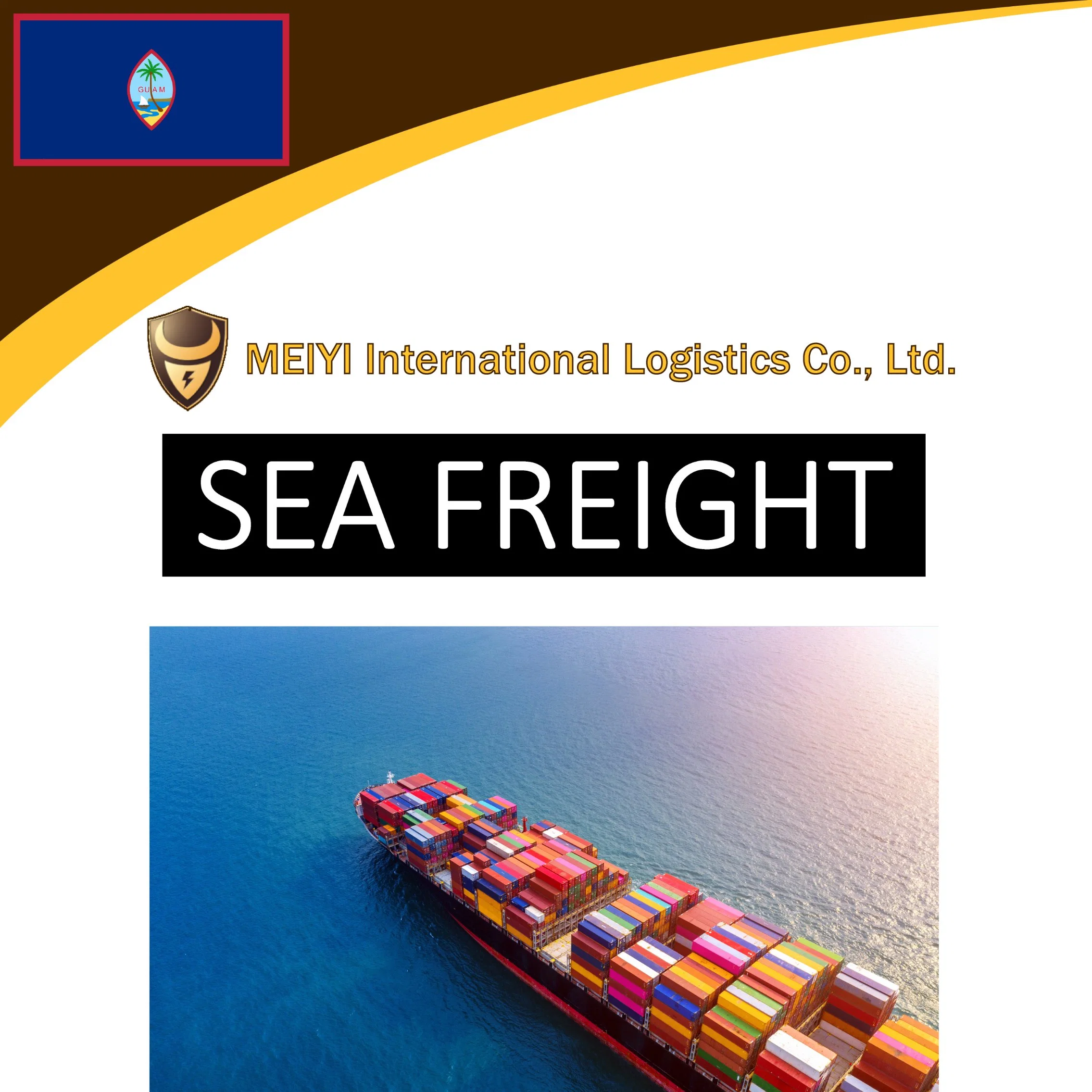 Shipping freight From China to Guam international logistics Alibaba buyer sea freight cargo sea shipping the best and cheap forwarder