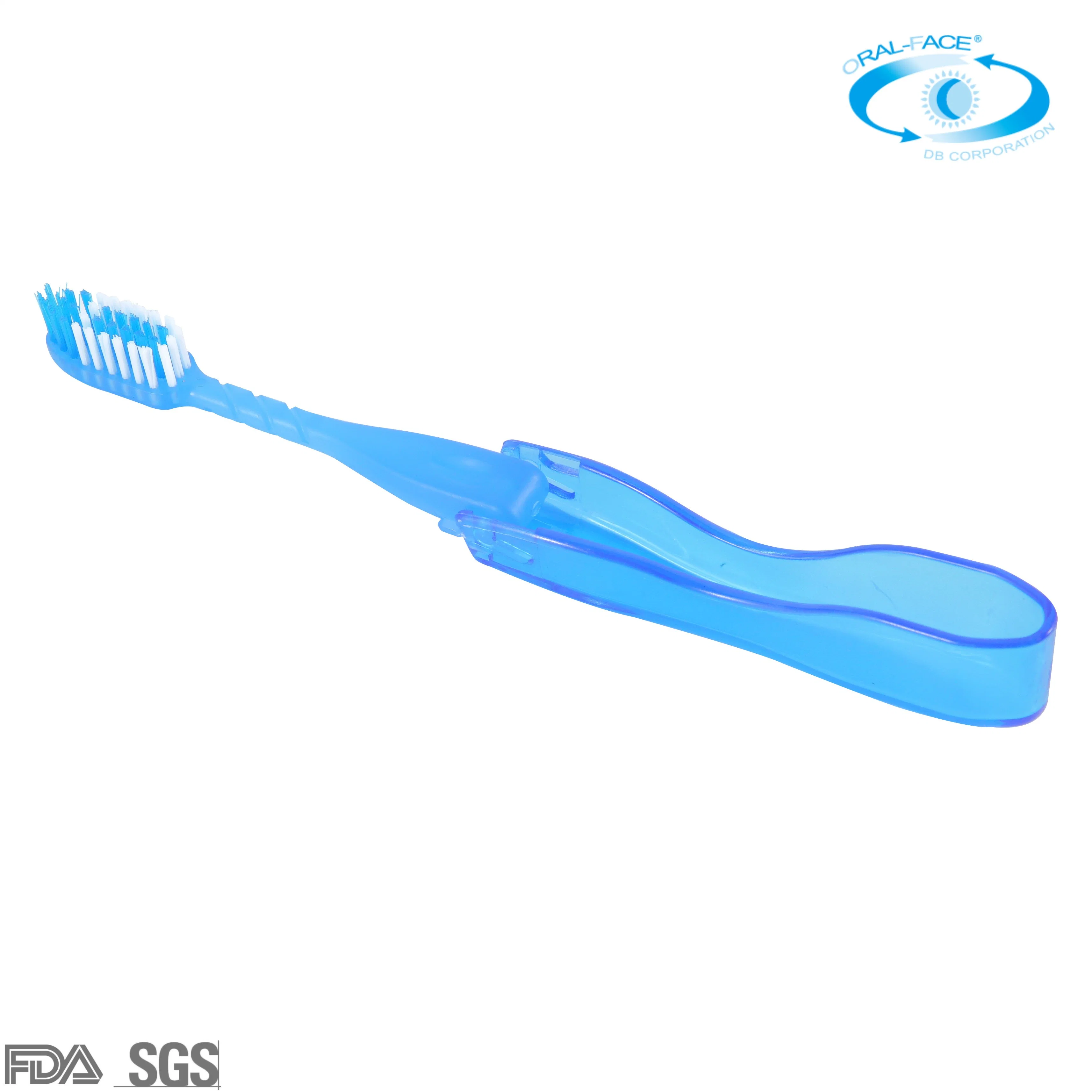 Vente chaude OEM voyage pliable nylon doux Oral Care brosse à dents