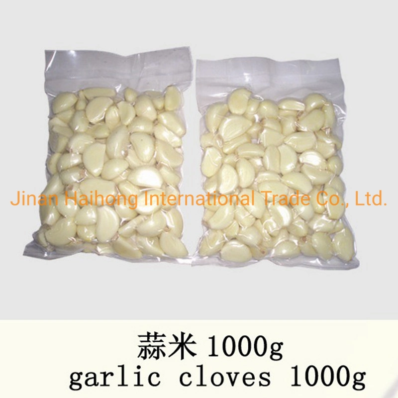 Fresh Peeled White Garlic Clove