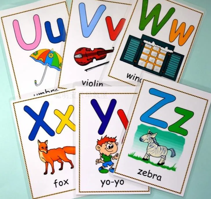 The Factory Makes Customized Children's Education Game Cards