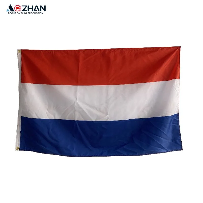 Comercio al por mayor de 90x150cm colgando de la nación de poliéster País Holanda Holanda bandera holandesa