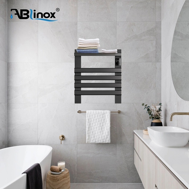 Ablinox fabricante OEM de diseño moderna y flexible de acero inoxidable chapado Non-Pollution Electrothermal Toalla de baño para rack de pared