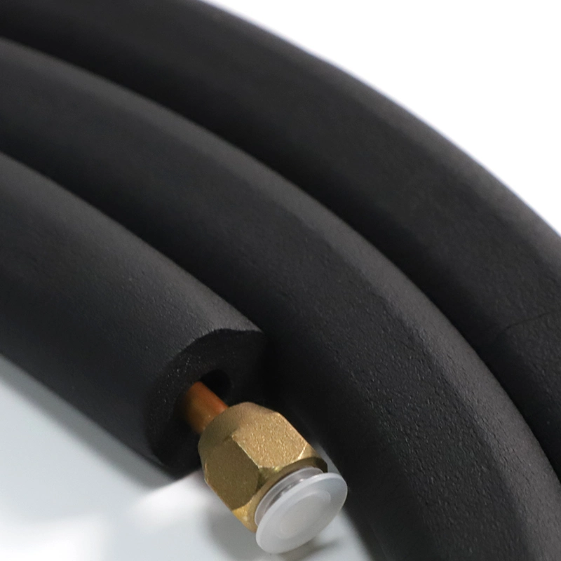 Rubber Black High Quality Insulated Copper Pipe 50FT