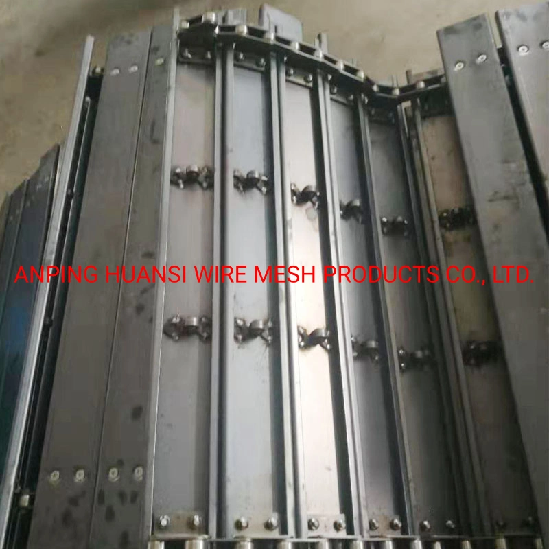 Stainless/Carbon Steel Perforated Plate Link Chain Driven Conveyor Belt