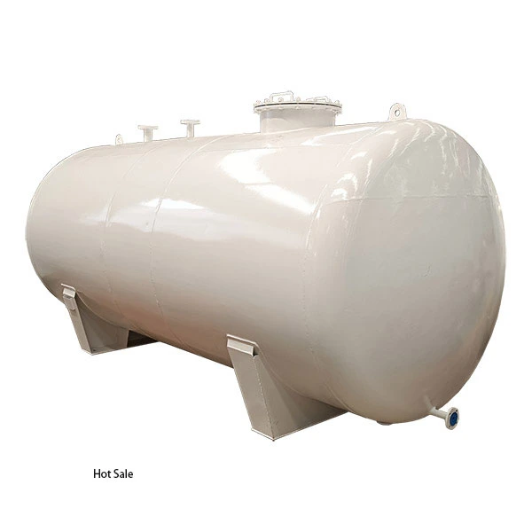 Horizontal Carbon Steel Oil Tank Sold for Oil Diesel Oil Storage Tank for Sale Large Chemical Pressure Storage Tank