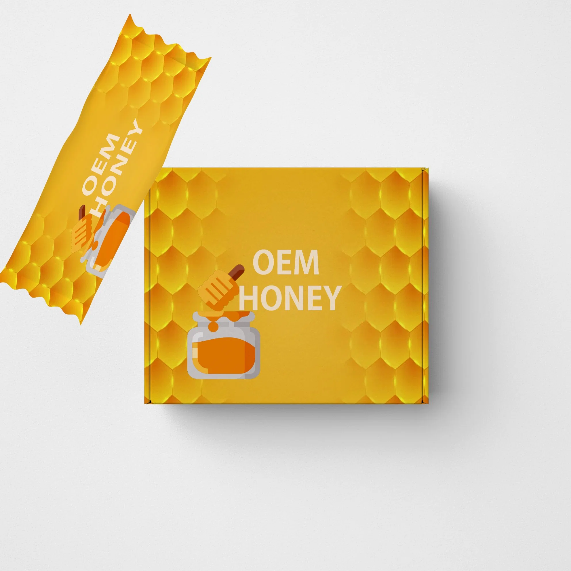 Factory Best Price Organic Wooden Box 12 Sachets Honey New Packaging Available