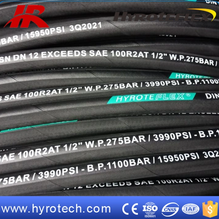 Pressure Oil Resistant Hydraulic Rubber Hose DIN En 853 2sn