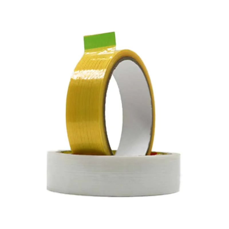 Solvent Glue Fiberglass Sealing Heavy Packaging Fiber Glass 2.4cm OPP Filament Tape