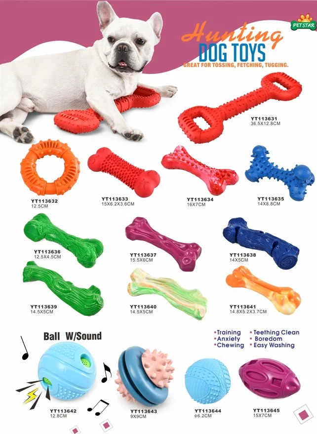 Eco-Friendly Durable Nature Rubber Ring Pet Dog Chew Toy OEM Dog Toy