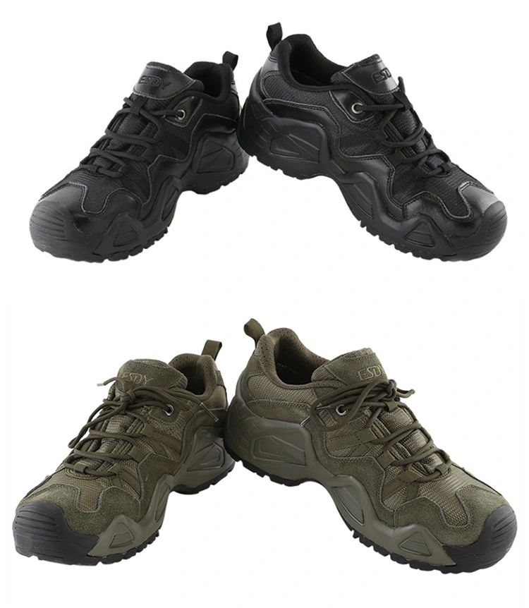 3-Farben Low-Help Esdy Tactical Outdoor Wasserdicht Atmungsaktive Wanderschuhe