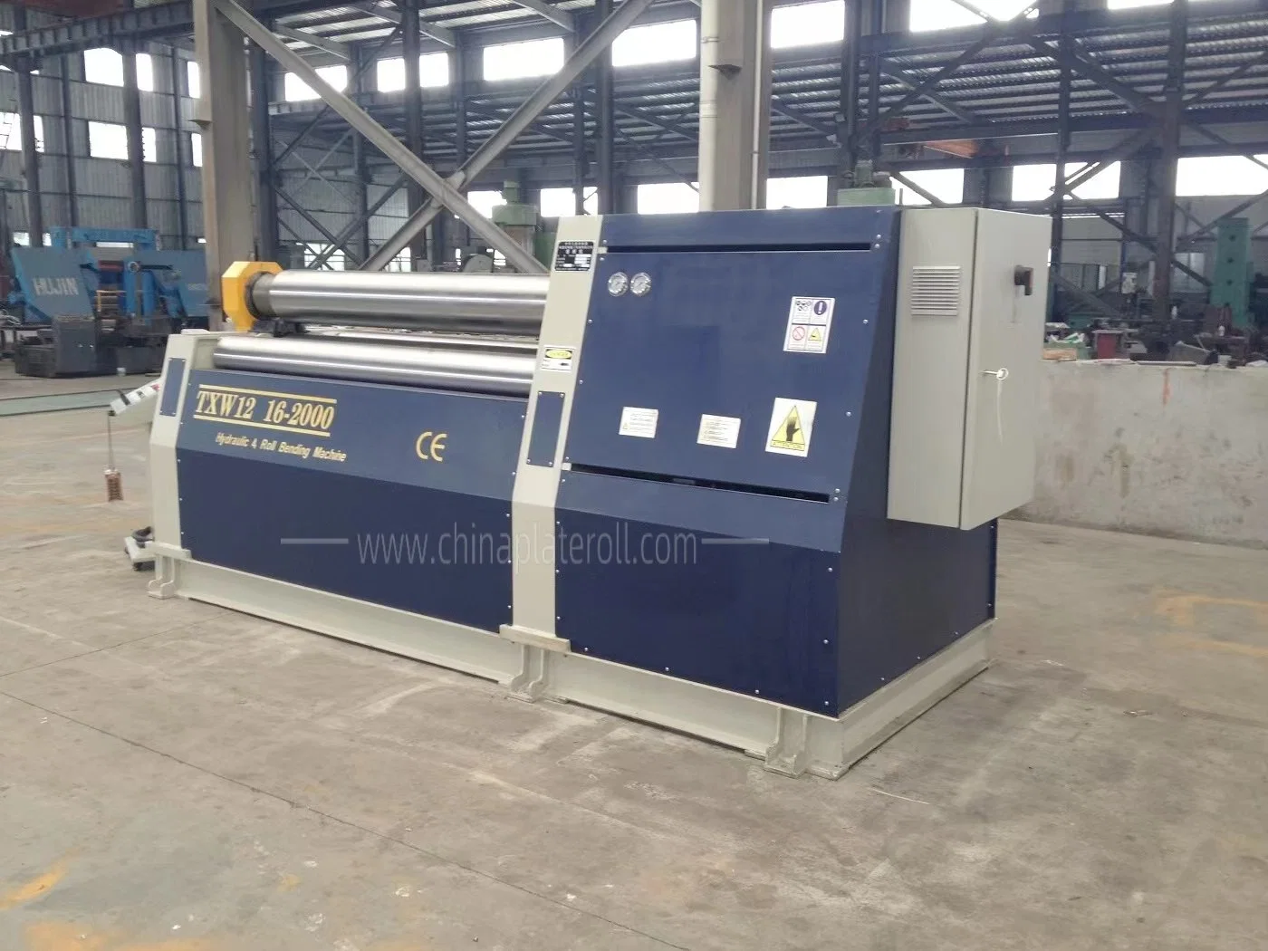 Hydraulic 4 Roll Plate Bending Machine, Sheet Metal Roller for Sale