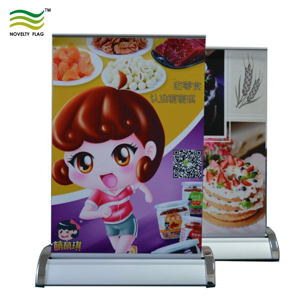 A3 A4 Mini L Roll up Banner Stand Table Top Display Stand