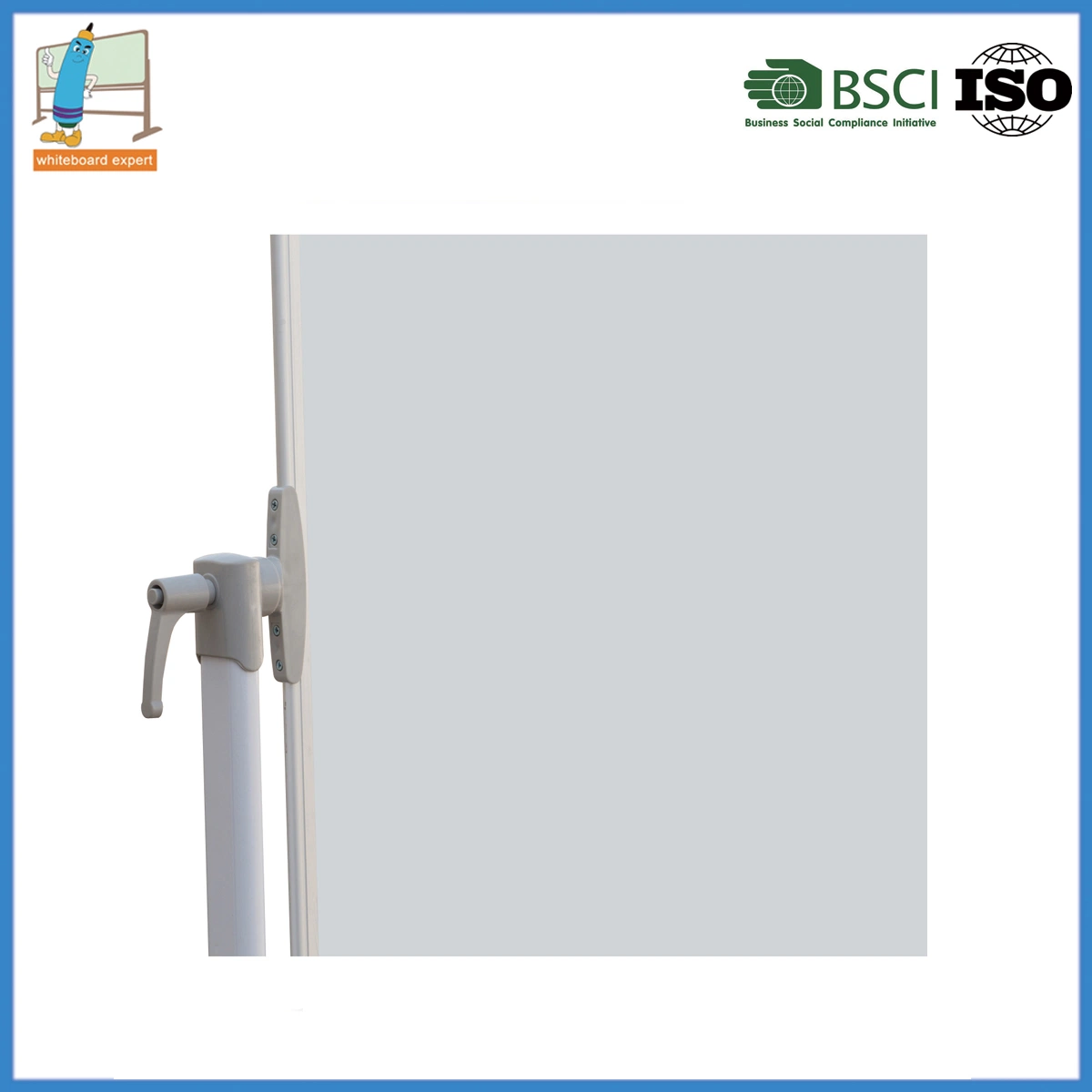 Large Size Dry Erase White Board with Lockable Wheels and Stand