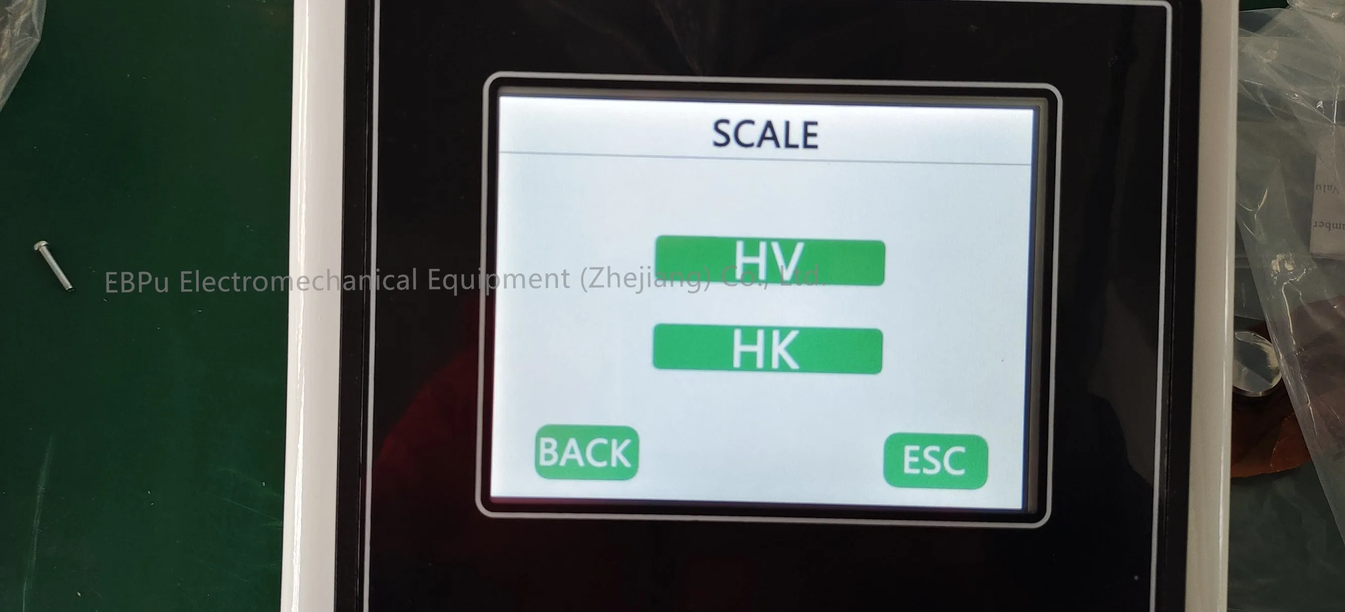 GB/T4340/ ASTM E384 y E92/ EN-ISO 6507/ JIS B-7734 ejecutado Micro estándar probador de dureza