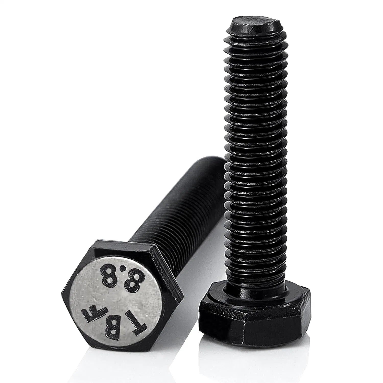 DIN933 M8 Hex Head Screw Bolts Fastener Grade 8.8 Carbon Steel Black Bolts/ASTM A320 Grade Heavy Hexagon Bolt