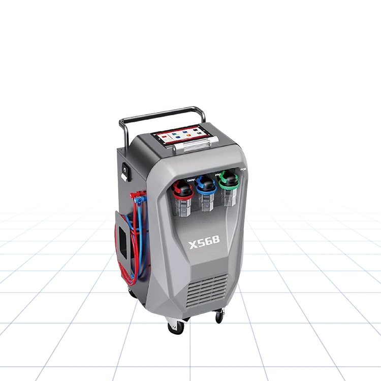 High Performance Fully Automatic A/C Machine X568 Recovery with Flushing Function for Service Shop