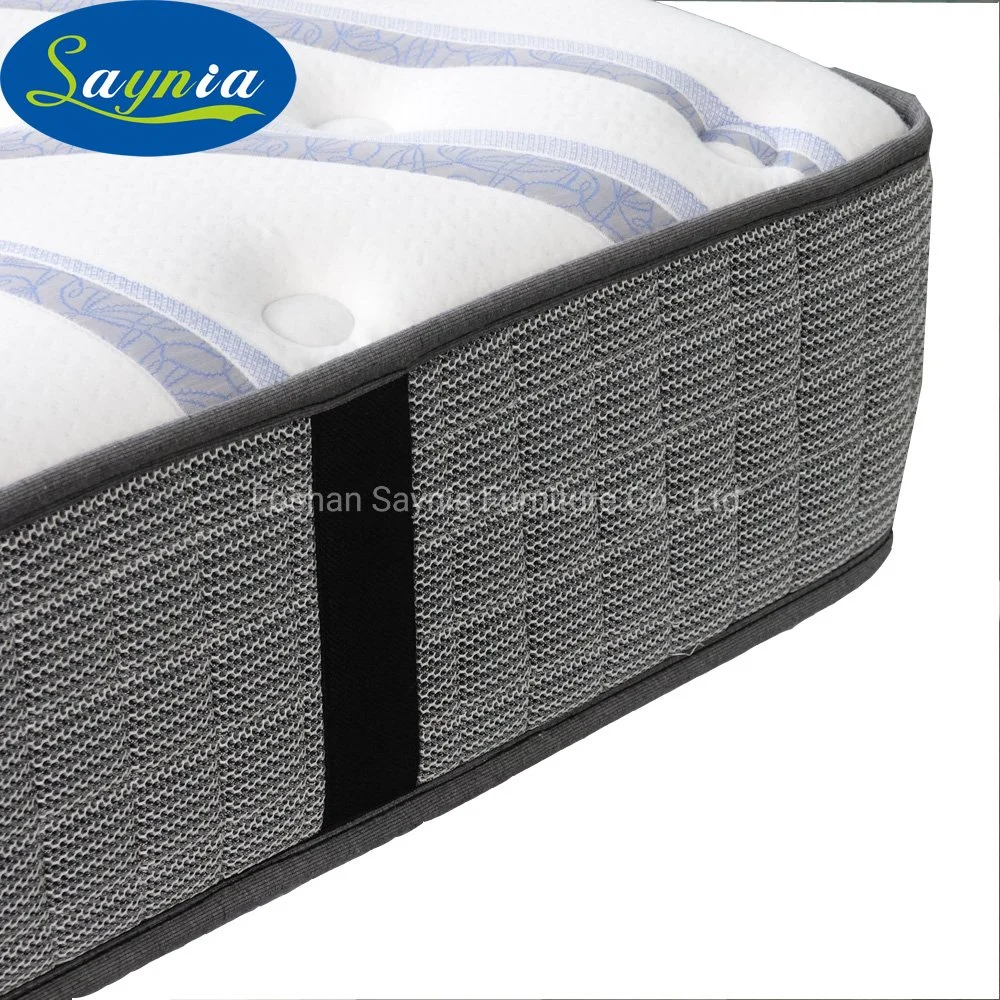 Almohada cama doble colchón de látex bolsillo de espuma con memoria natural Colchón Spring Sleep Bed para colchón Bedroom