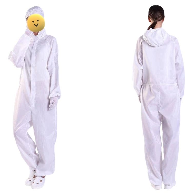 Polyester ESD Cleanroom Garment Laboratory Coat Antistatic Clothes