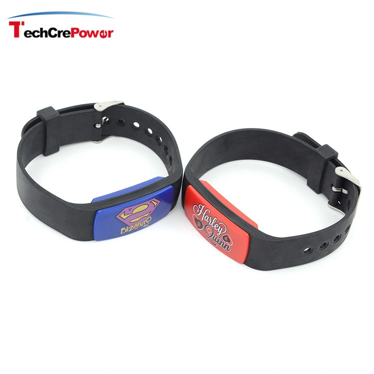 S008 Watch Buckle RFID Plastic Wristband Popular Smart Ribbon Stretch Wristband