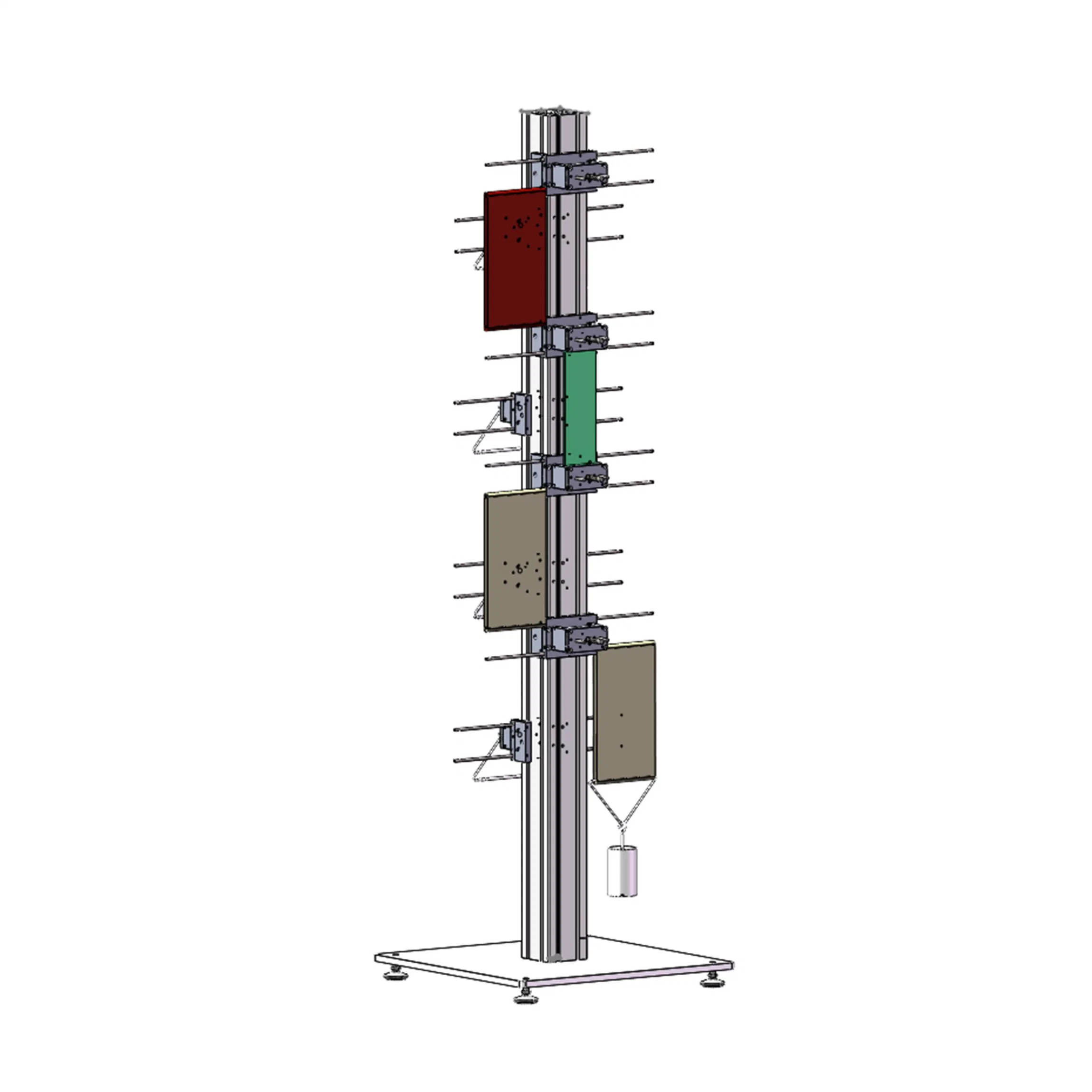 Fabric Stretch and Recovery Testing Equipment Static Elongation Flexibility Test Equipment