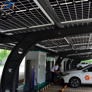 Solar Car Parking Shed Solar Carport Auto System Luxury Design