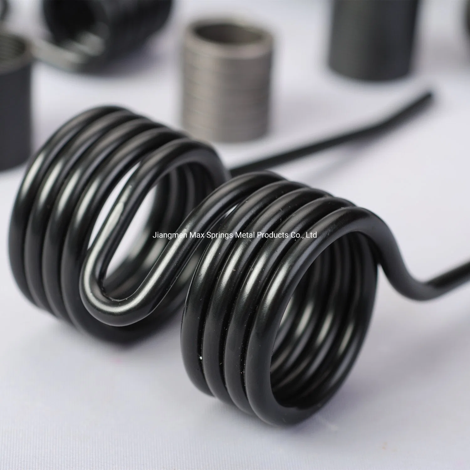 Original Factory Black Coated Wind up Spring Torque Torsion Springs