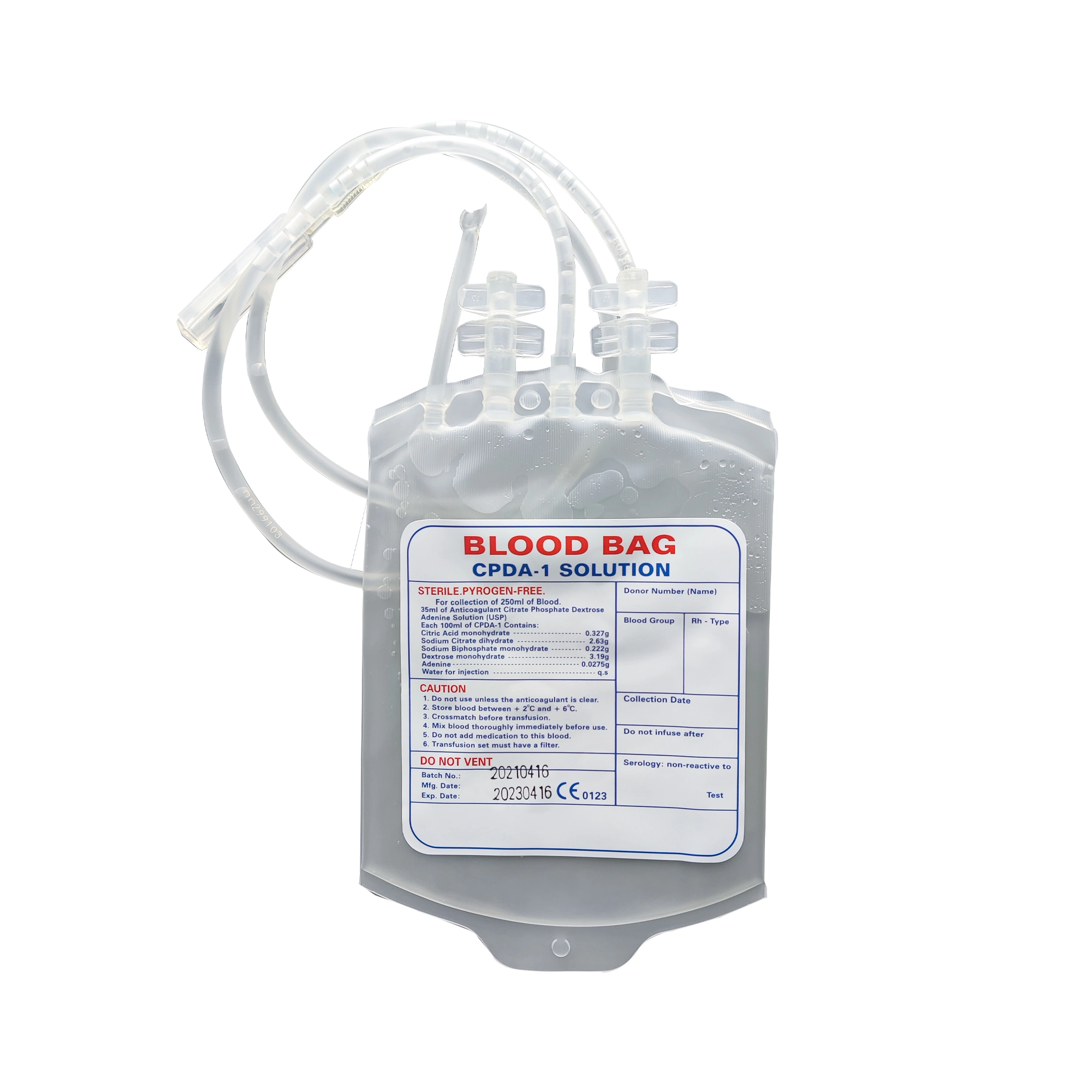 Wholesale/Suppliers China Made Quadruple Blood Bag (tubular film)