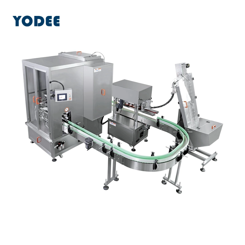 High Viscosity Automatic Cosmetic Beauty Cream Filling Capping Machine