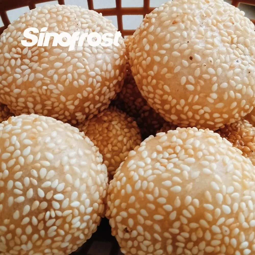 Dim sum, boule de sésame surgelée, boule de sésame, Jiandui, nourriture pour les doigts, Cuisine asiatique, cuisine orientale, encas, plats de fête