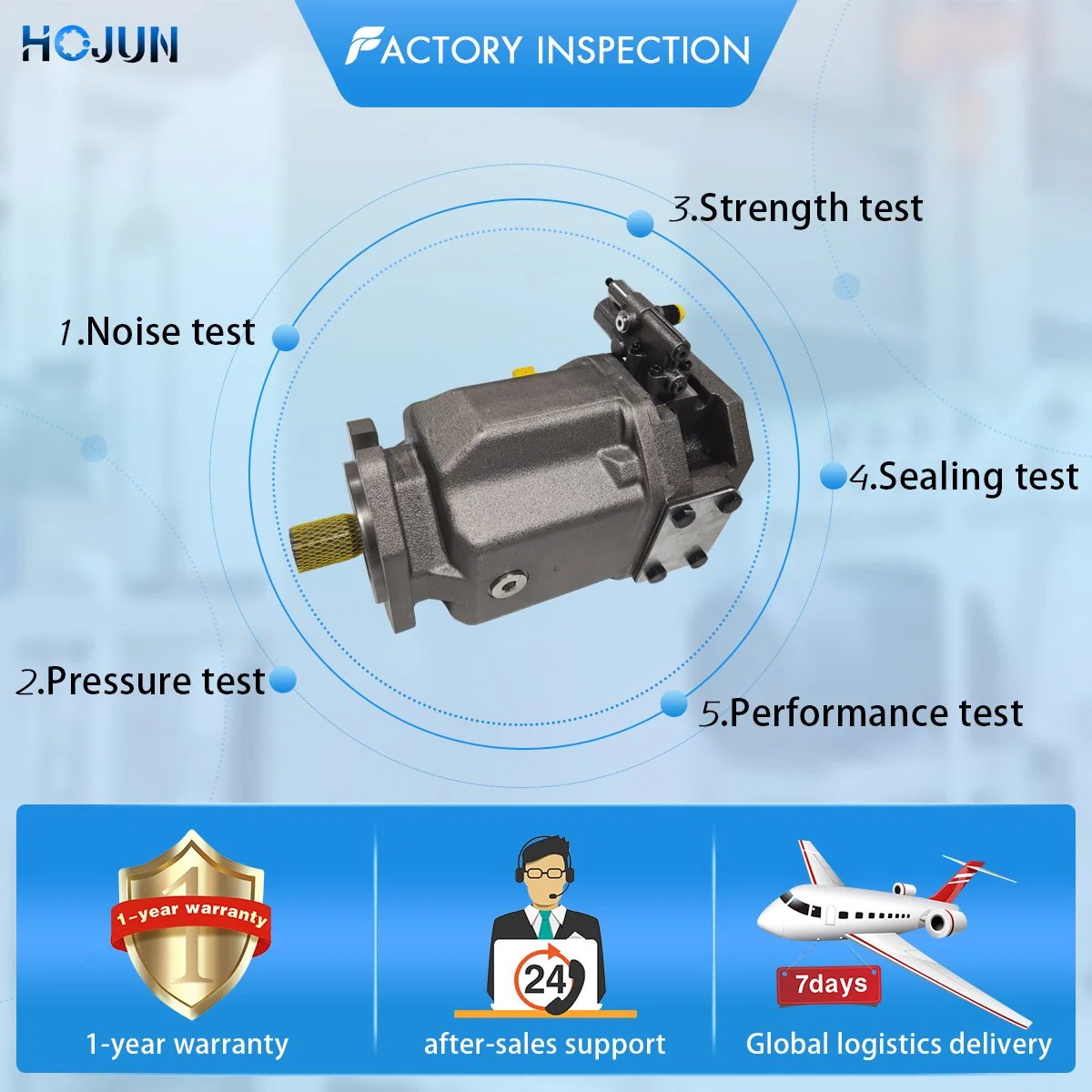 High Pressure Piston Pump A10vso A10vso18 A10vso28 A10vso45 A10vso71 Hydraulic Pump