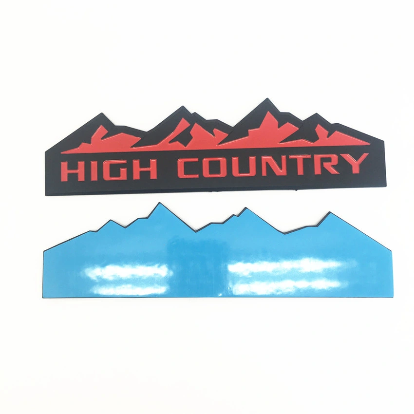 High Country Fit para Silverado Camaro emblema Fender Badge adhesivo Pegatina Logo Accesorios de coche piezas de coche decoración Sierra plástico ABS