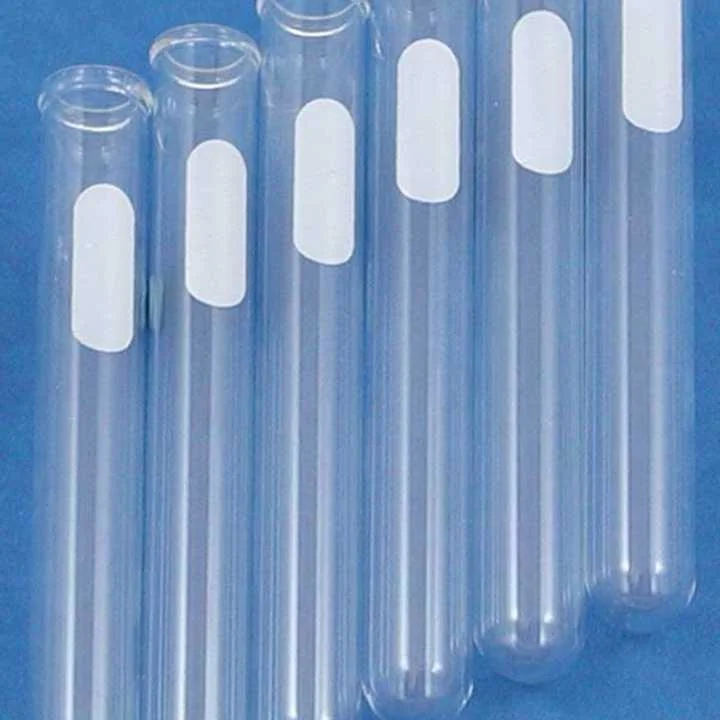 Oil Liquids Candy Packaging Tube Glass Test Tube with Stopper Caps