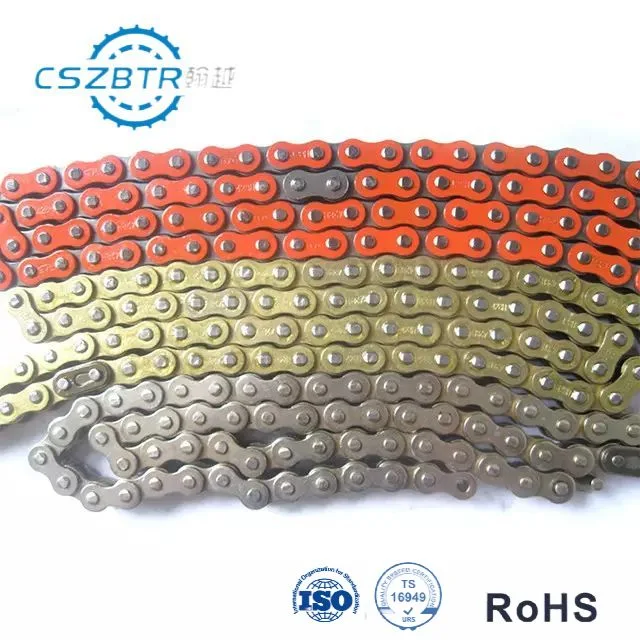 Roue dentée de chaîne à rouleaux de convoyeur de moto 219h 270h de couleur personnalisée