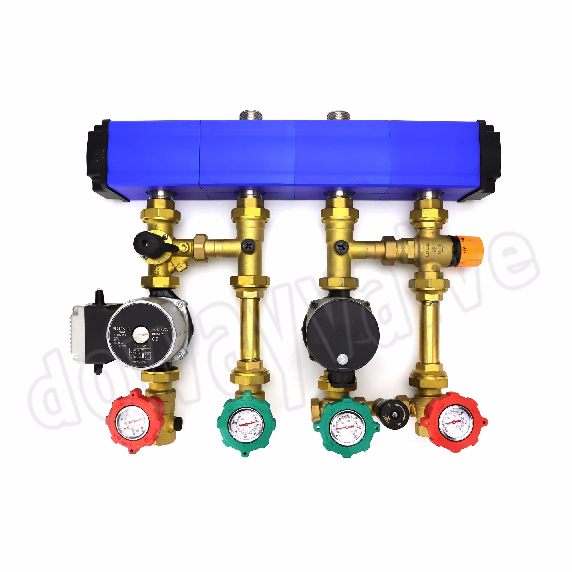 Central Heating Pump Group with Mixing Valve