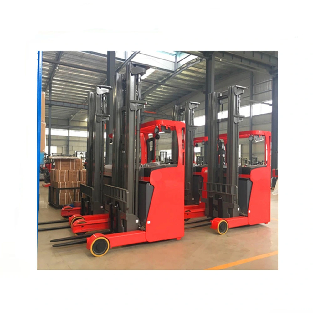 Lifting Equipment Sit on Electric Reach Truck Forklift Price