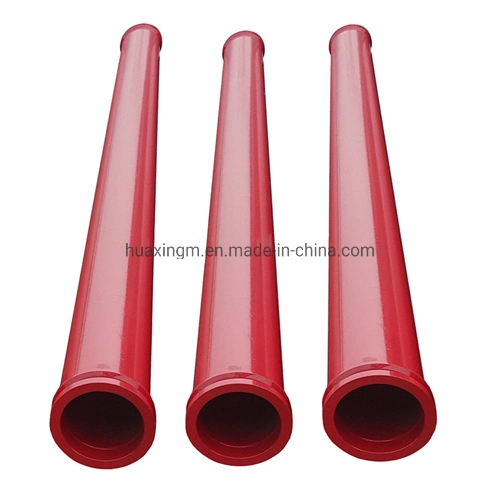 Construction Machinery Parts Hardened Dn125mm Concrete Pump Boom Pipe