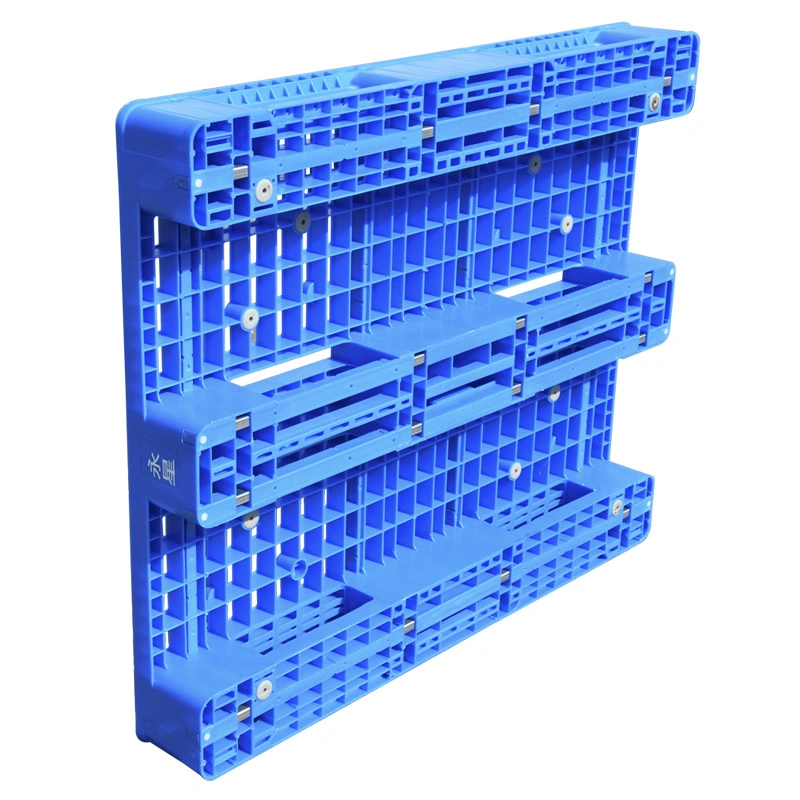 Single Side Flat Deck Plastic Pallet for Transportation Use