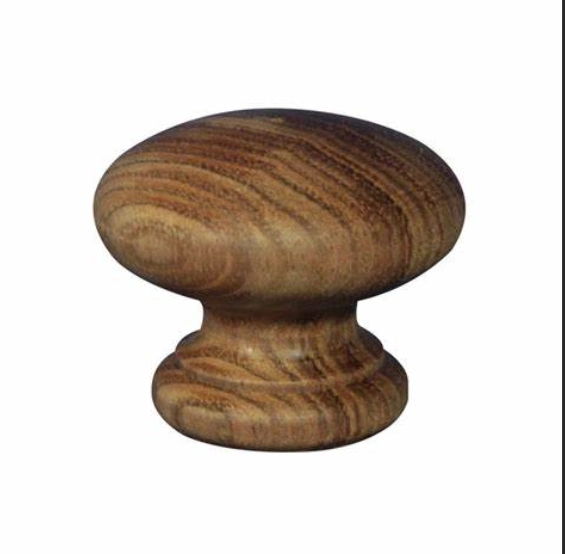 Wooden Knob with Screws Drawer Furniture Cabinet Closet Dresser Pull Handles