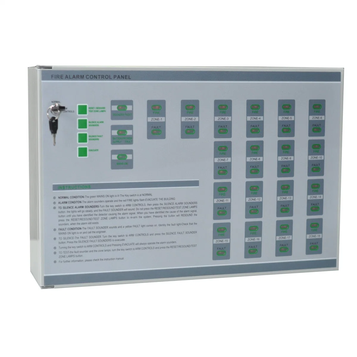 Fire Alarm Control Panel Conventional Home Alarm System for Building