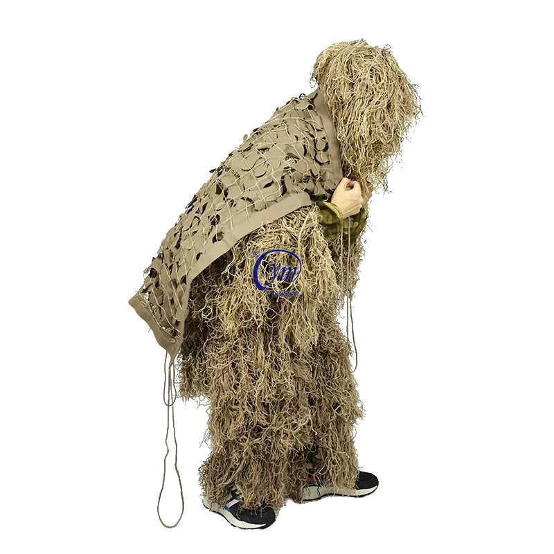 3D de la chasse CAMOUFLAGE DÉSERT forêt sauvage costume Ghillie